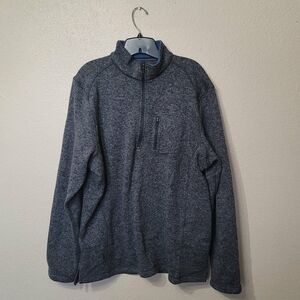 Woolrich ● Gray Heather Half Zip Pullover Sweater Men’s Size XL